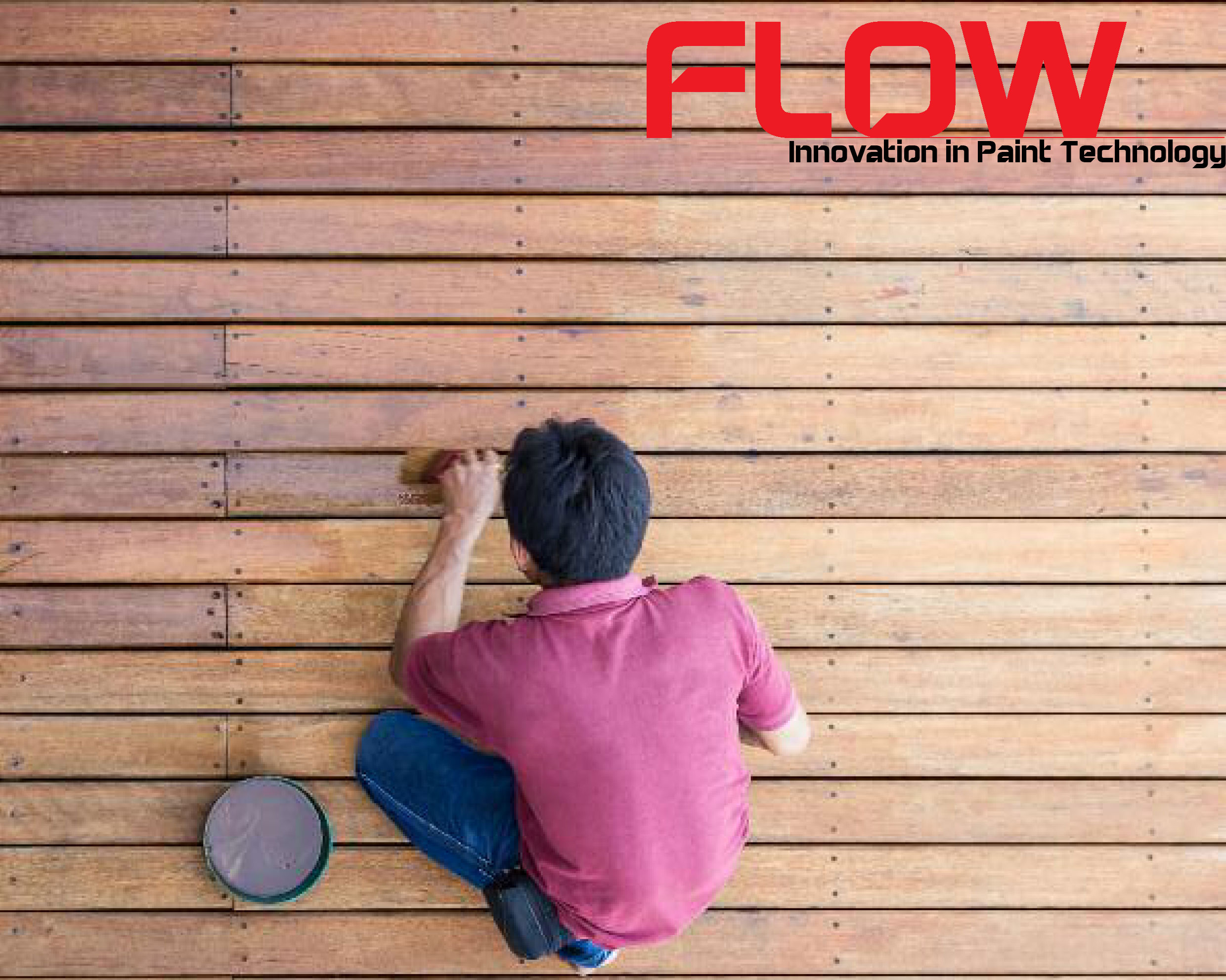 رنگ مخصوص چوب ترمو برند FLOW